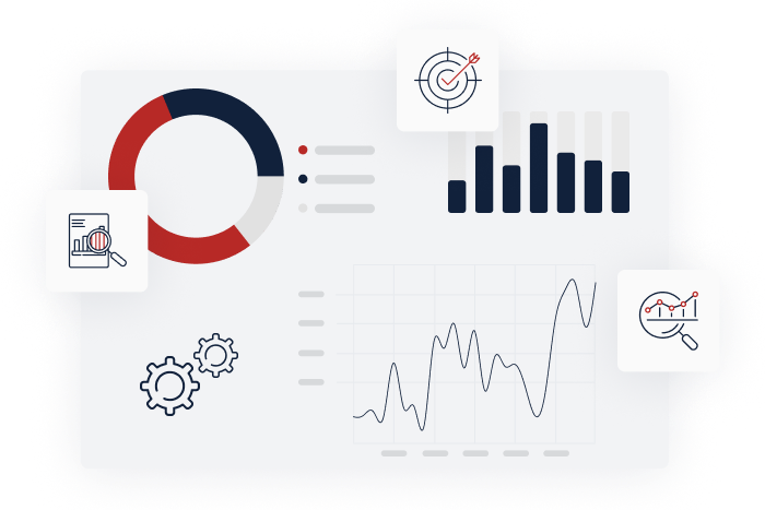 Datenalyse header für die Website im Bereich online Marketing