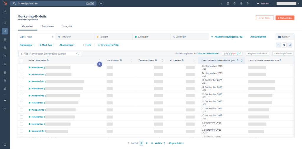 marketing e mails Wir sind dein kompetenter HubSpot Platin Partner SMARTTEC